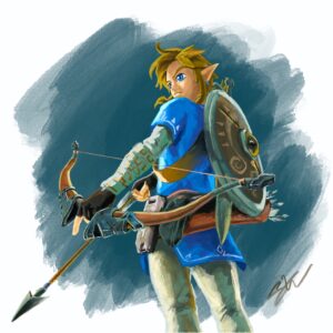 Link, from The Legend of Zelda: Breath of the Wild